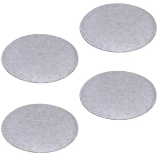 Idimex Sitzkissen, Grau, Textil, Mode, Rund, 35x2x35 cm, Wohntextilien, Kissen, Sitzkissen