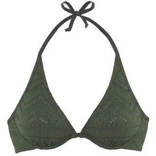 LASCANA Bikini-Top Damen Grün 38 Cup C