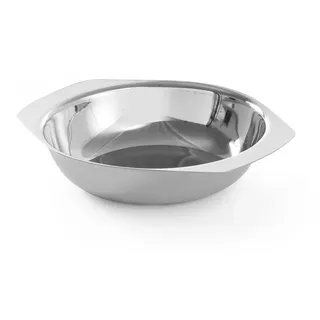 HENDI Beilagenschüssel Silber ø120 x(H) 30 cm 2-tlg.