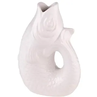 Giftcompany Gift Company Monsieur Carafon, Fisch, Vase, XS, weiß, 0,2 Liter