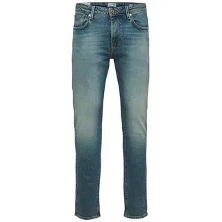 SELECTED HOMME Slim-fit-Jeans Leon (1-tlg) blau 38