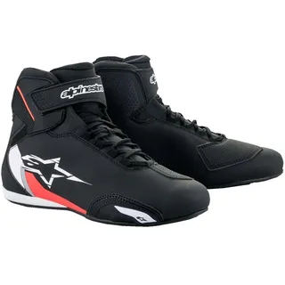Alpinestars Sektor Schwarz/Weiß/Fluo Rot 42