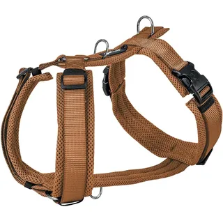 Petlando Mesh Y-Comfort Geschirr cognac M