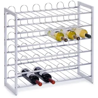 Zeller Weinregal 68 x 26,5 x 63 cm Weiß