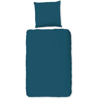 PURE luxury collection Pure uni Blau 155 x 220 cm + 2 x 80 x 80 cm