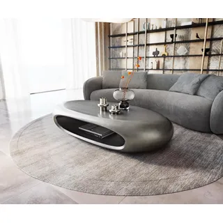 DeLife Sinor Grau/Silber 136 x 30 cm