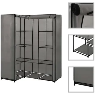 vidaXL Eckschrank 130 x 110 x 87 cm Grau