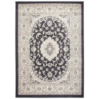 mazovia Orientteppich 80 x 150 cm Beige/Schwarz