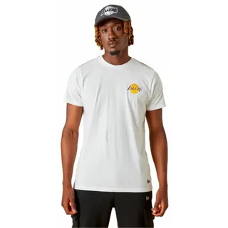 Kurzärmliges Sport T-Shirt New Era LA Lakers NBA Weiß - XL