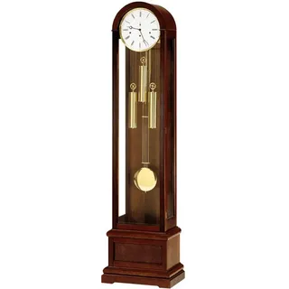 Hermle Standuhr Standuhr Mahagoni mit Wurzelholz - Hermle Modell: 01087-070461