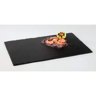 APS 990 GN 1/1 Natur Schiefer Tablett mit Anti-Rutsch-Füße, 53 cm