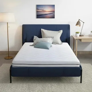 Essence Sleep Matratze 140x200 cm 2 in 1 Duo 7-Zonen Kaltschaummatratze mit Gel Memory Foam Härtegrad H2 und H3, Öko-Tex Zertifiziert, Höhe 18cm, Bezug abnehmbar & waschbar - Lieferung per Paket