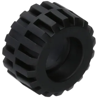 LEGO® 20x LEGO Reifen mit Felge 11mm, Schwarz/Weiß Spielbausteine