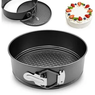 LuxusKollektion Springform Springform Rund Ø20CM Antihaft Schwarz schwarz rund | Ø 20 cm