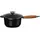 18 cm schwarz matt mit Holzgriff