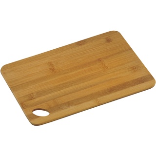 KESPER Schneidebrett mit Aufhängeloch, Material: Bambus, Maße: 35 x 24 x 0,8 cm, Farbe: Braun | 58330