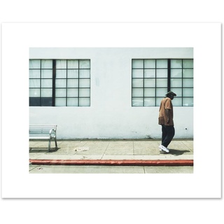 The Poster Club - Santa Monica Man von Christina Kayser O., 40 x 50 cm