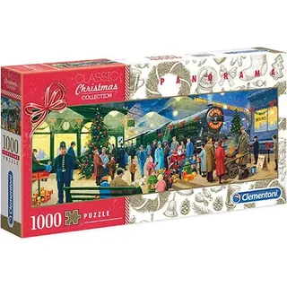 Clementoni Panorama Puzzle Christmas g (1000 Teile)