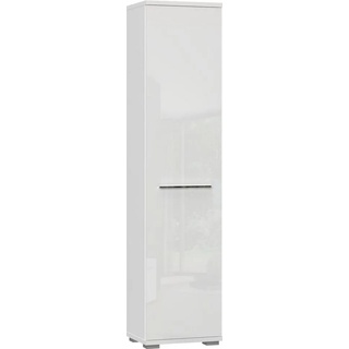 Places of Style Garderobenschrank Piano UV lackiert, hochglänzend, Soft-Close Funktion weiß