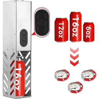 YUCHENGTECH Dosenpresse Elektrisch für 200-500ml Dosen | /200-330ml Dosenpresse für Konservendosen Automatische Dosenbrecher Schwerer Dosenzerkleinerer
