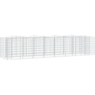 furnicato Gabionen-Hochbeet 400 × 100 × 100 cm