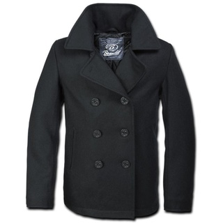 Brandit Pea Coat Jacke, schwarz, Größe L