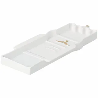 räder Nussknacker Teller 19 x 7,8 cm Weiß