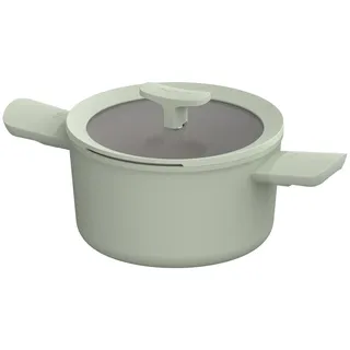 Berghoff Leo Balance Kochtopf (20cm) - Topf induktion - Suppentopf mit Deckel - Topf klein - non stick pot - Moonmist