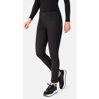 STOOKER WOMEN 5-Pocket-Jeans Florenz Easy Wear Slim Fit Jeans Slim Fit Casual Clean Wash Denim Jeans für Damen schwarz 38