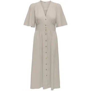 Only Sommerkleid Midi Beige 36