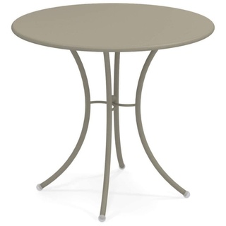 Tisch Pigalle - 80 cm rund 37 - grau-grün