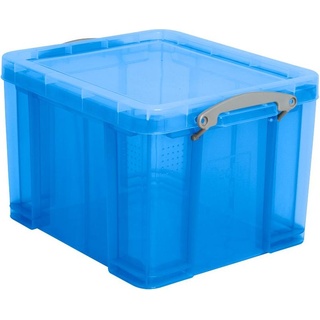 Really Useful Box, Aufbewahrungsbox, Box Really useful Boxes, Kunststoff, transparent blau, verschiedene Größen (35 l)