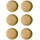 16,3 cm beige 6er Set