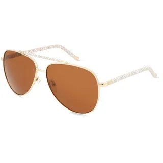 Michael Kors 0MK1146 Damen-Sonnenbrille Vollrand Pilot Metall-Gestell, gold