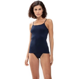 Mey Spaghettitop EMOTION (1-tlg) Damen Hemdchen mit längenverstellbaren Trägern als vielseitiges Basic blau 44