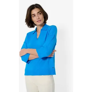 Strickpullover BRAX "Style LILLY" Gr. 48, blau (sky) Damen Pullover