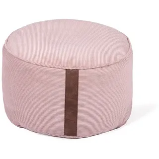 pushbag Sitzsack kids Drum XS corduroy, für Kinder, waschbar rosa