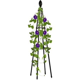 Rankhilfe Obelisk | Metall Garten Decor Trellis | Ranksäule Für Kletterpflanzen | Rankturm | Garten Obelisk | Freistehende Rankhilfe Für Kletterpflanzen