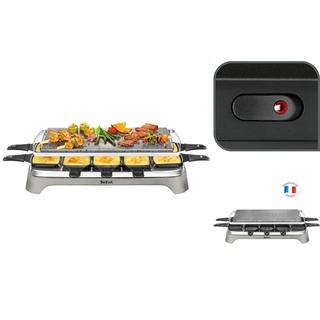 Tefal Raclette und Fondue-Set Tefal Grillplatte PR457B12 1350 W Raclette grau