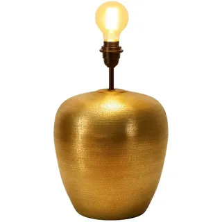 Marrakesch XXL Vintage Tischlampe Nachttischlampe 39cm groß | Boho Deko Tischleuchte Lampe im Wohnzimmer Schlafzimmer & Kinderzimmer | Tischleuchte Camden gold aus Metall E27 Lampenfassung