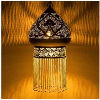 Marrakesch Orient & Mediterran Interior Deckenleuchte Orientalische Lampe Pendelleuchte Silber Archita 60cm silberfarben