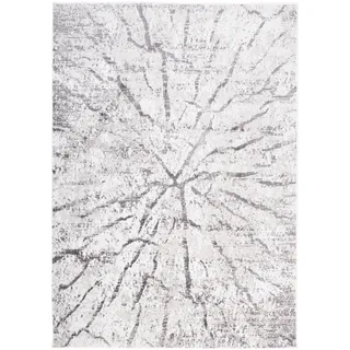 Tapiso Teppich, Grau, Kunststoff, 180x250 cm, in verschiedenen Größen erhältlich, pflegeleicht, Teppiche & Böden, Teppiche