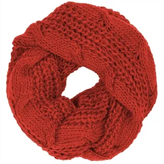 Caspar Loop Caspar SC243 Damen Grob Strick Loop Schlauchschal Schal mit Zopfmuster extra gross und warm