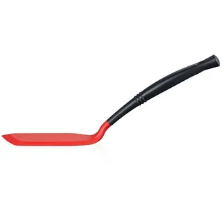 Le Creuset Schmaler Pfannenwender Premium Edge Silikon Kirschrot