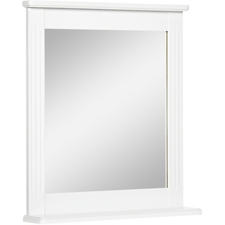 Badezimmerspiegel Mit Ablage Weiß (Farbe: Weiß)