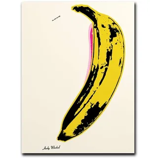 Yooyu Drucke auf Leinwand Andy Warhol Banane Pop Art Dekoration Poster und Drucke Wandbilder für Wohnzimmerdekoration 50x70cm Rahmenlos