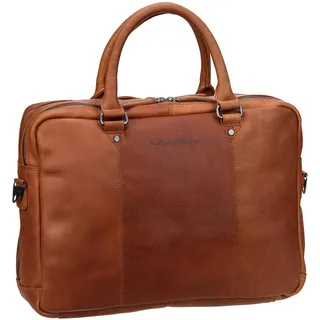 The Chesterfield Brand Wax Pull Up Aktentasche Leder 41 cm Laptopfach braun