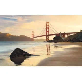 KOMAR Fototapete Vlies Golden Gate 400 x 250 cm