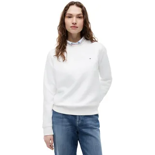 Tommy Jeans Damen Pullover Crew Neck Rundhalsausschnitt - S