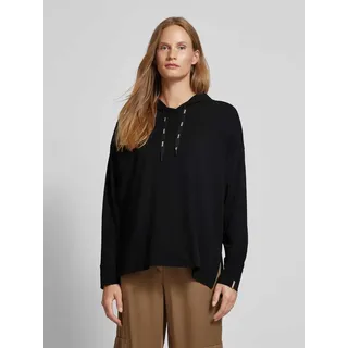 Hoodie aus Baumwoll-Mix, Black, L